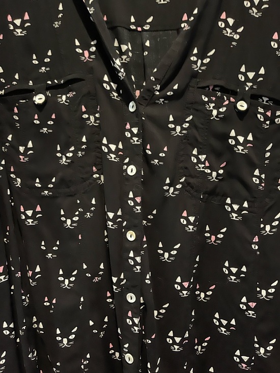 Anthropologie Maeve Cat Blouse - Picture 5 of 7
